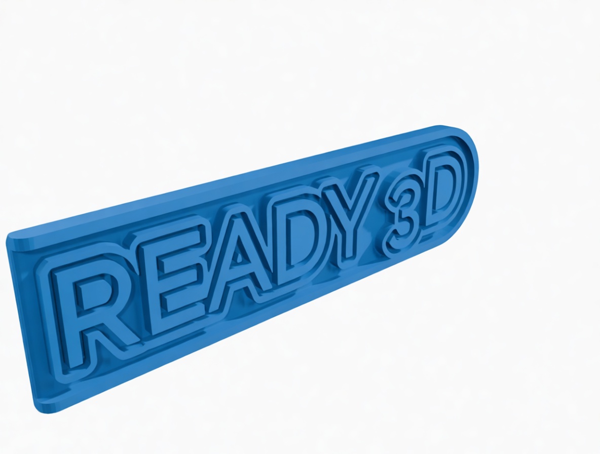READY 3D Sign Plaque free 3D printable STL