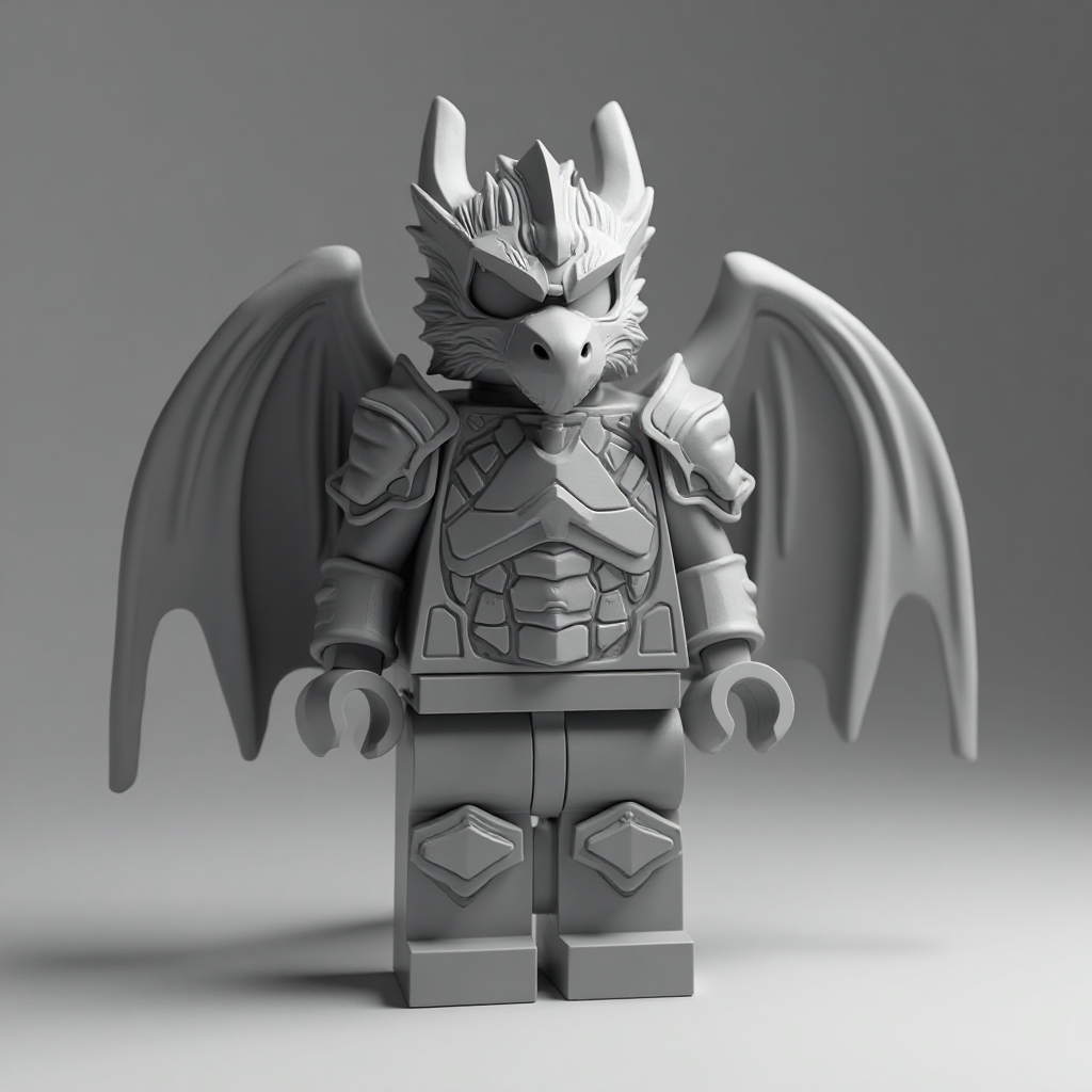 Dragon Armor Miniature free 3D printable STL