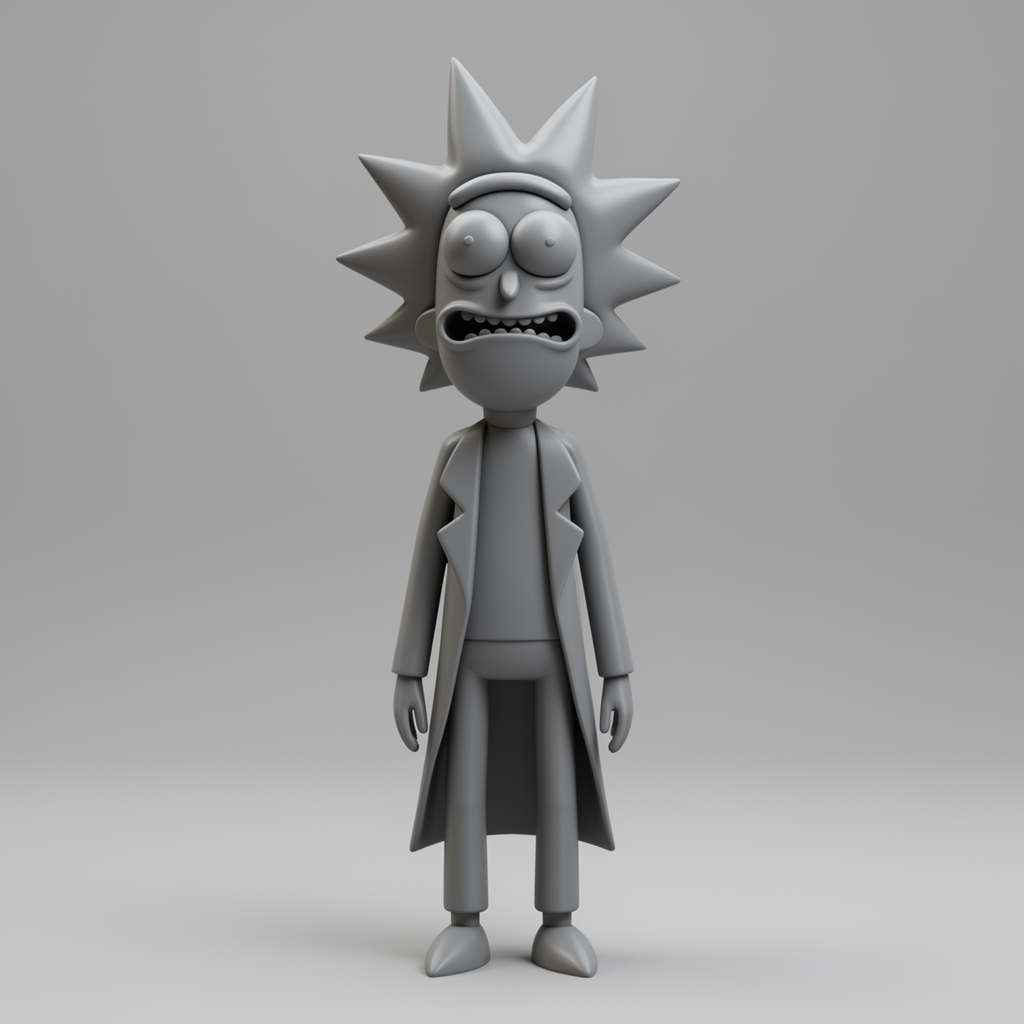 Rick Sanchez Bust free 3D printable STL