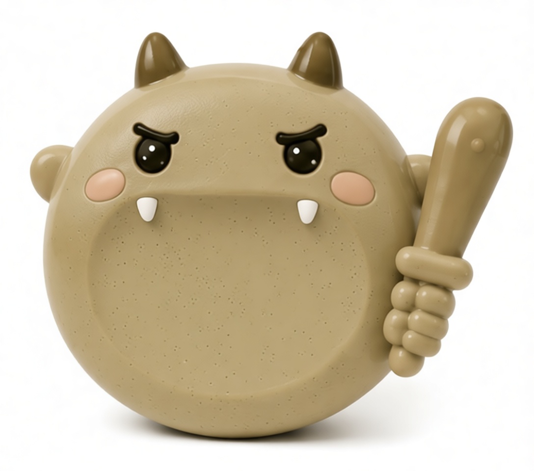 Angry Monster Figurine free 3D printable STL
