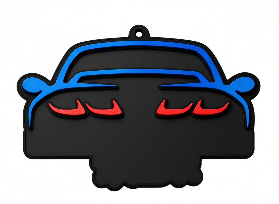 Porsche 911 Taillight Keychain free 3D printable STL