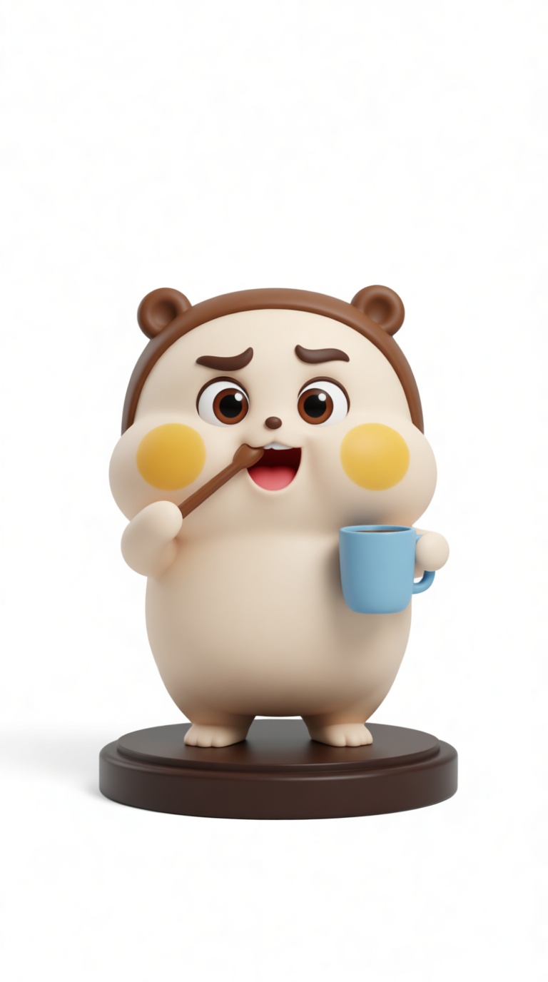 Cute Hamster Figurine free 3D printable STL