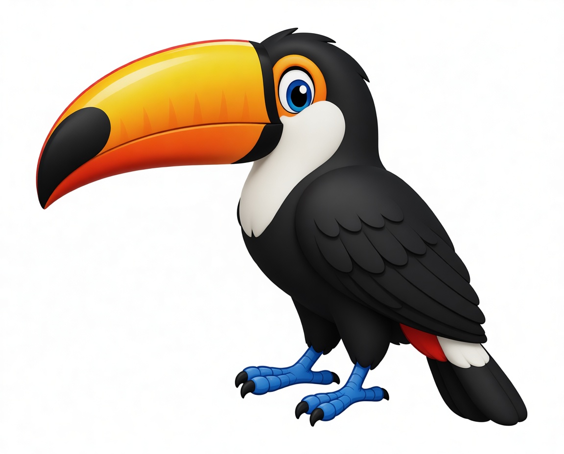 Toucan Bird Figurine free 3D printable STL