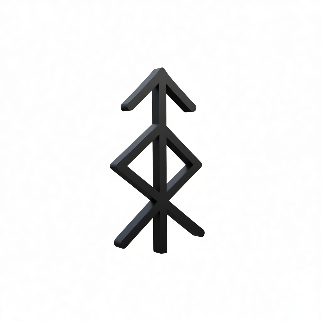 Algiz Othala Rune Pendant free 3D printable STL