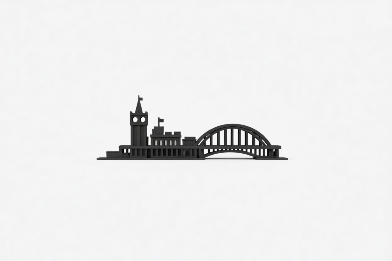 Cologne Skyline Model free 3D printable STL