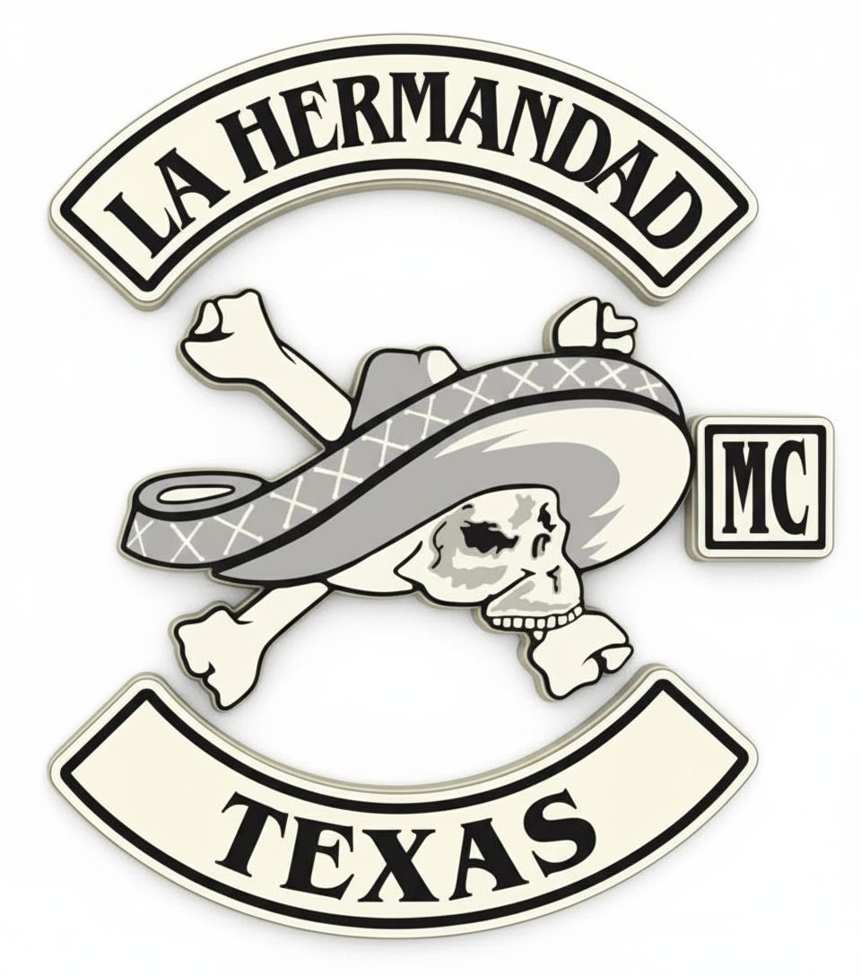 La Hermandad MC Logo free 3D printable STL