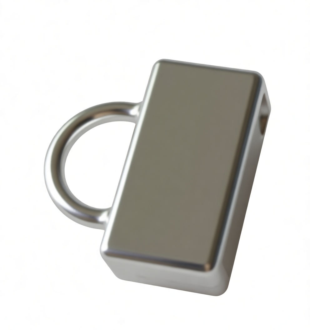 Rectangular Padlock Model free 3D printable STL