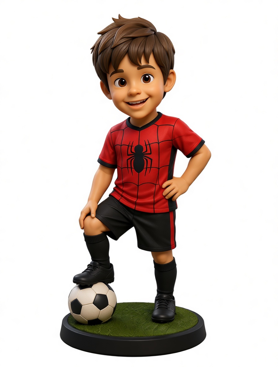 Spider-Man Soccer Figurine free 3D printable STL