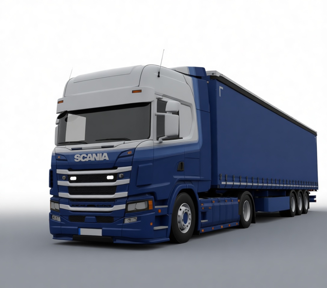 Scania S-Series Truck Model free 3D printable STL