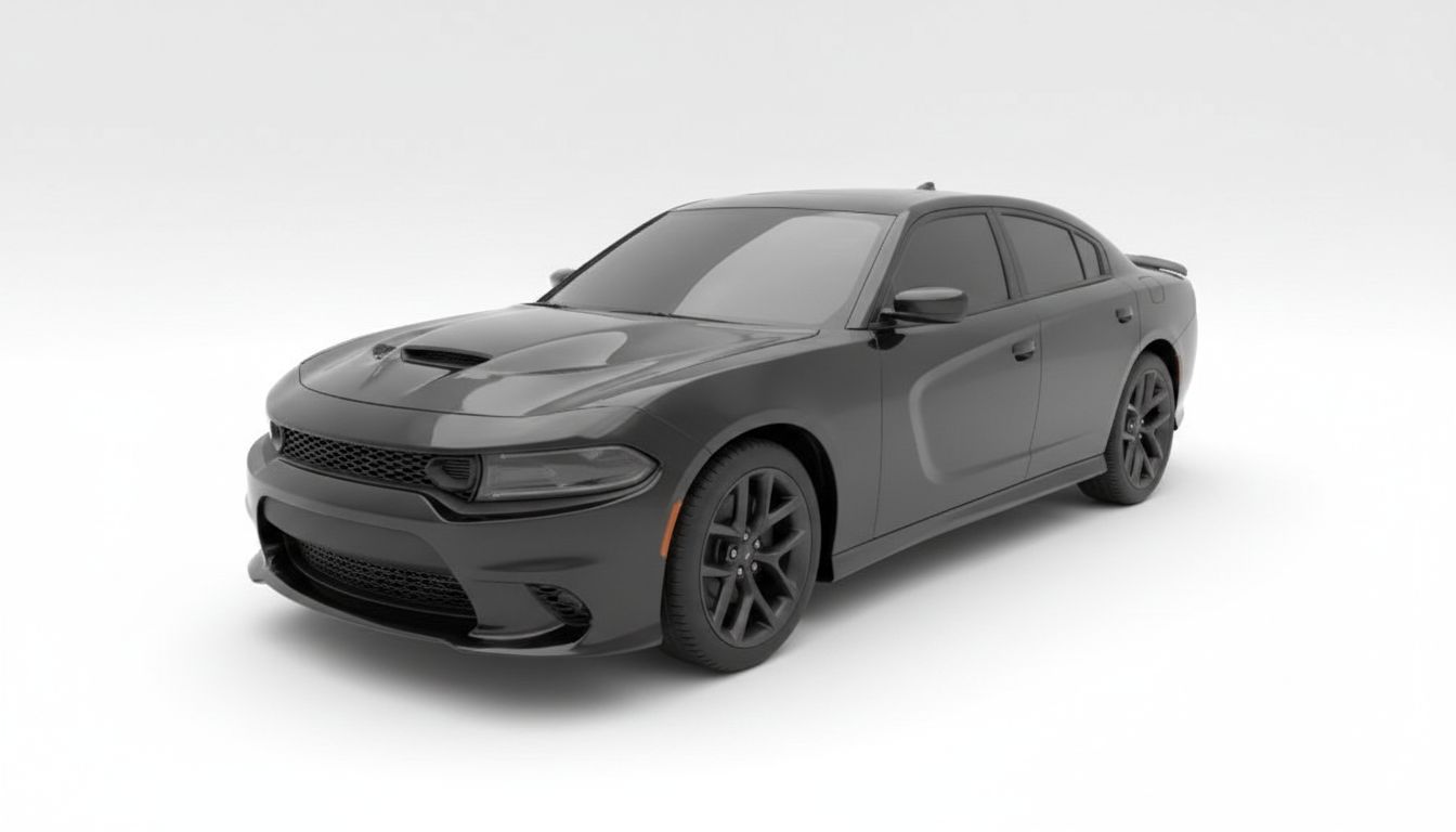 Dodge Charger Sedan Model free 3D printable STL