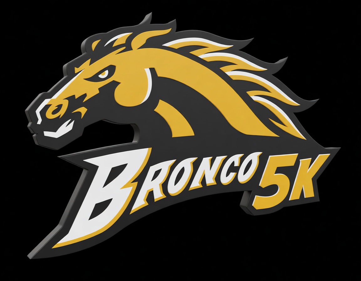 Bronco 5K Logo Emblem free 3D printable STL