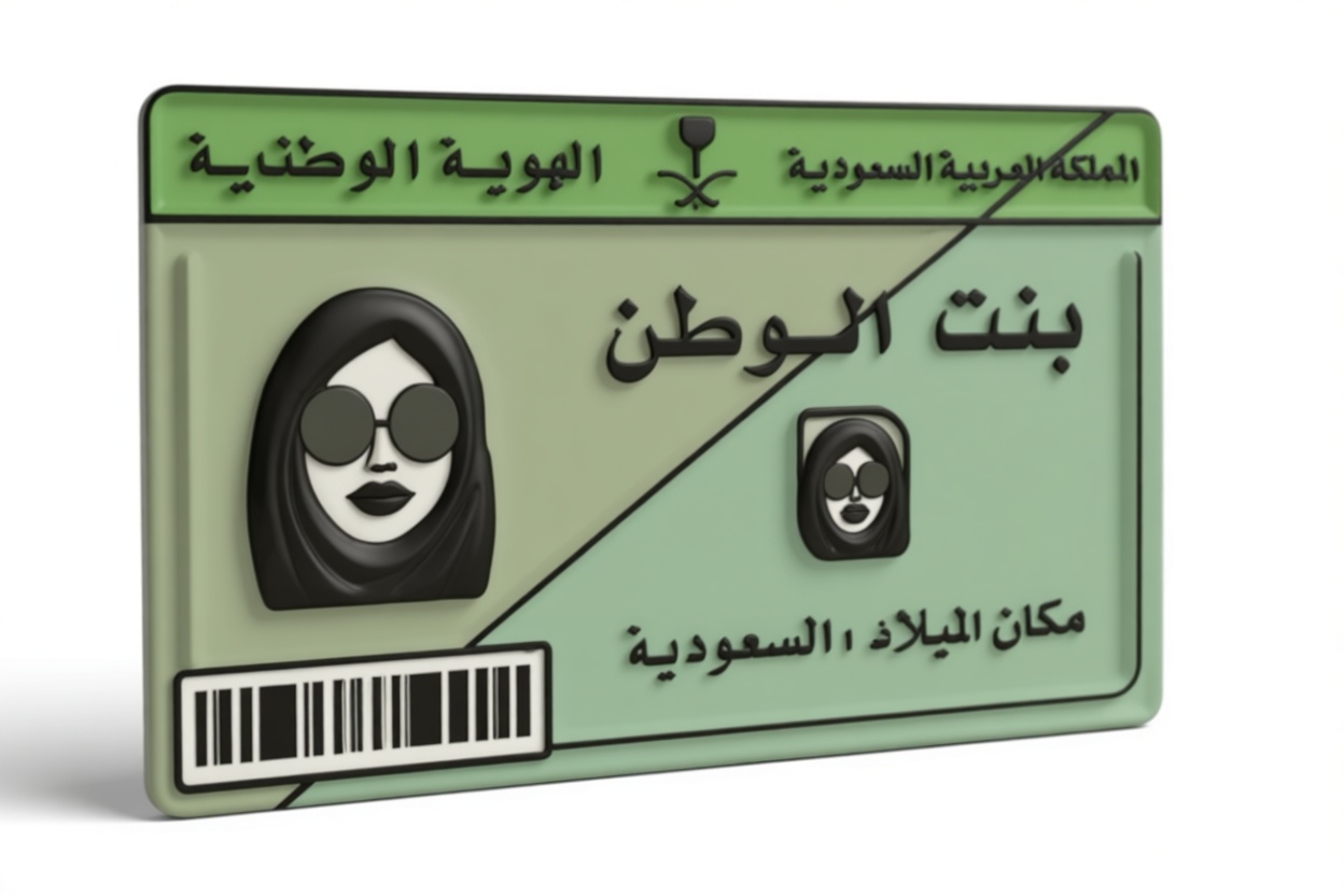 Saudi National ID Card Model free 3D printable STL