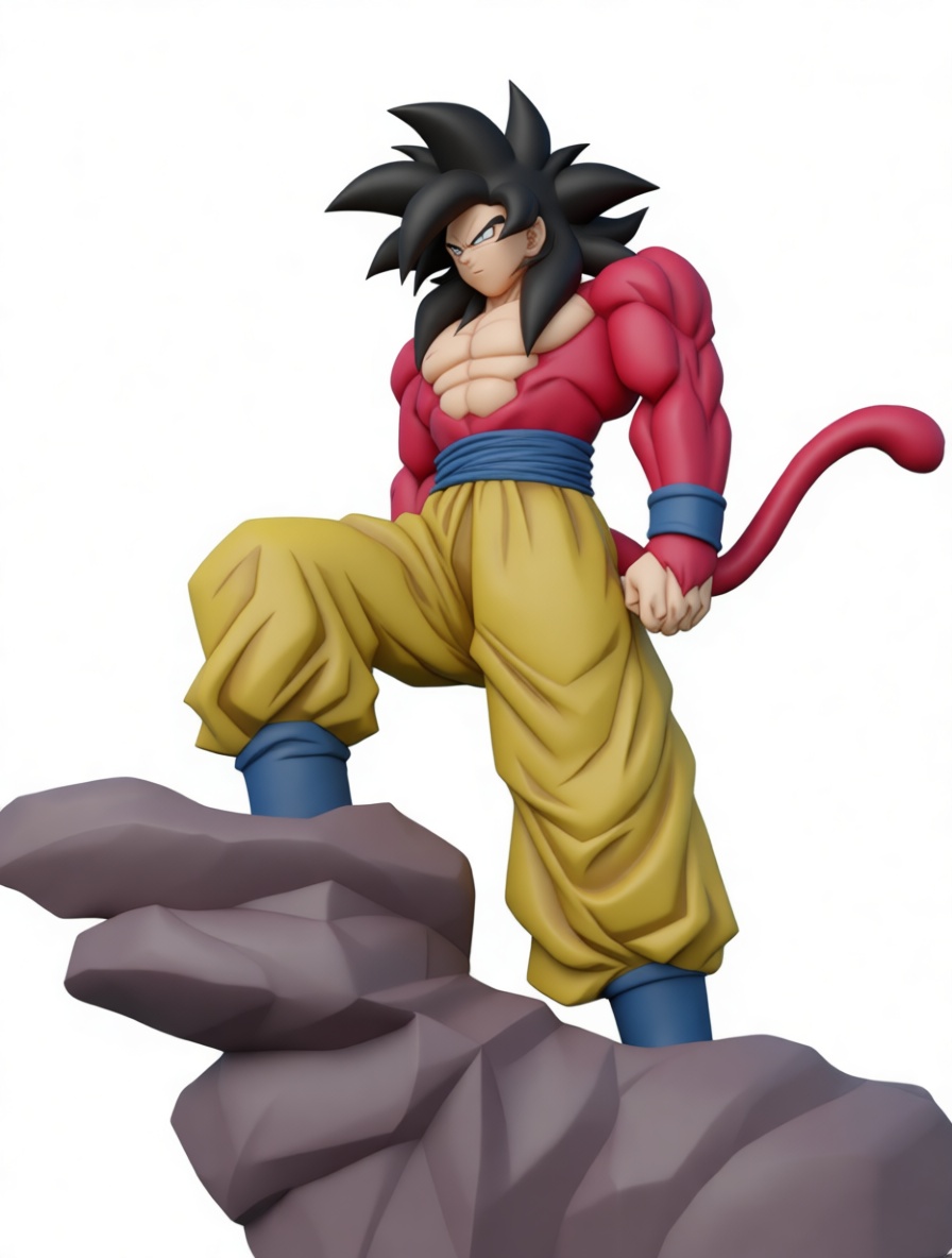 Goku SSJ4 Figurine free 3D printable STL
