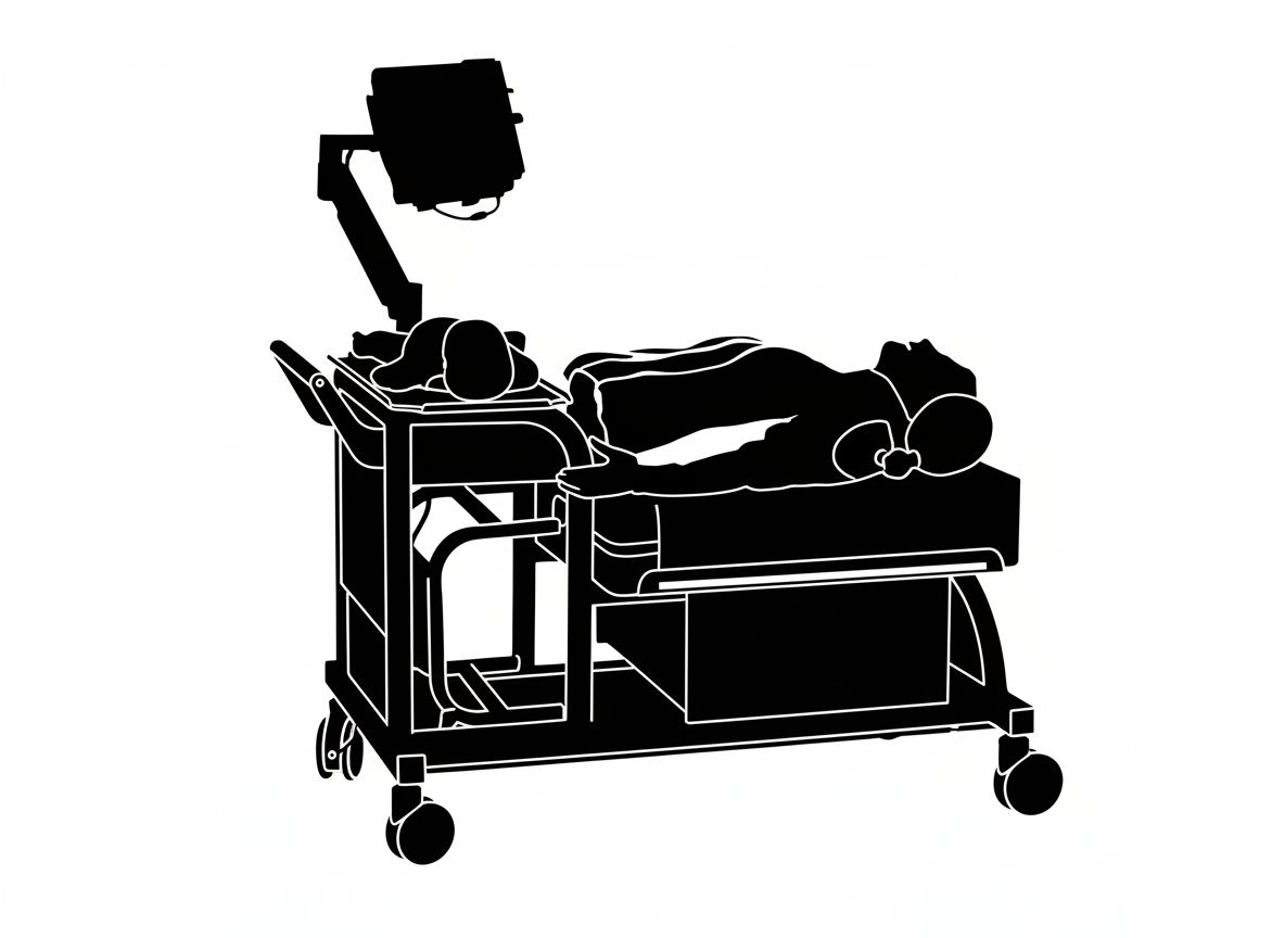 Neonatal Radiology Cart Model free 3D printable STL