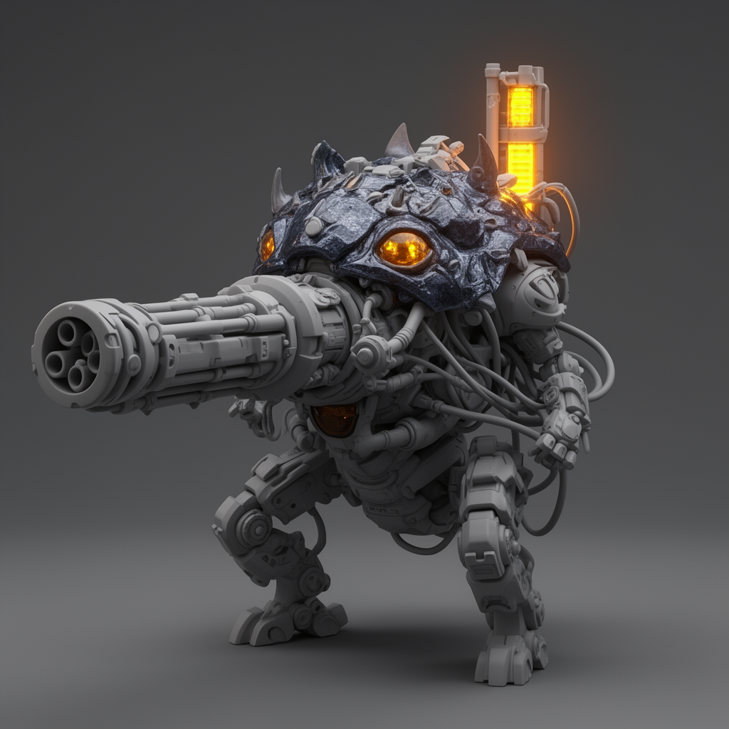 Chrome Biovore Figurine free 3D printable STL
