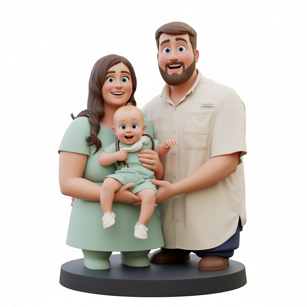 Family Portrait Figurine free 3D printable STL