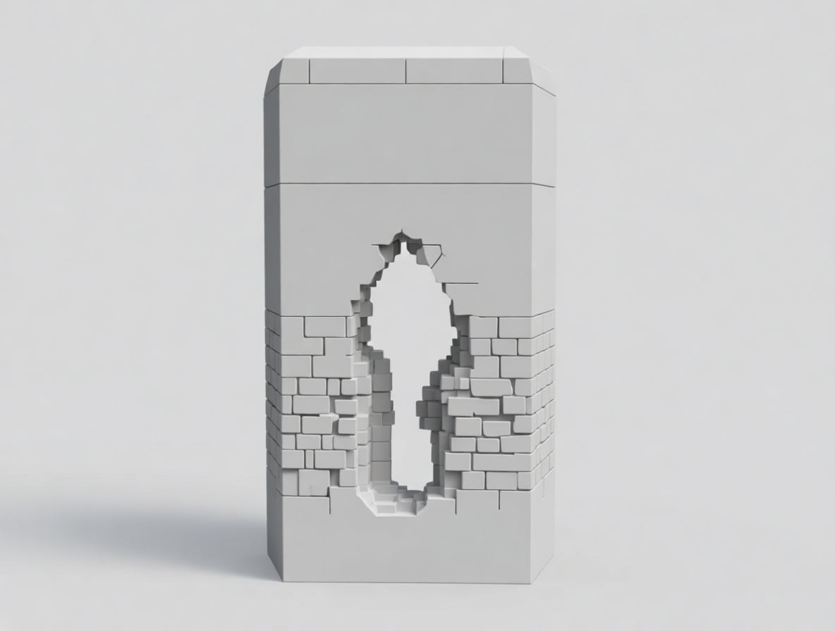 Brick Wall Ruins Model free 3D printable STL