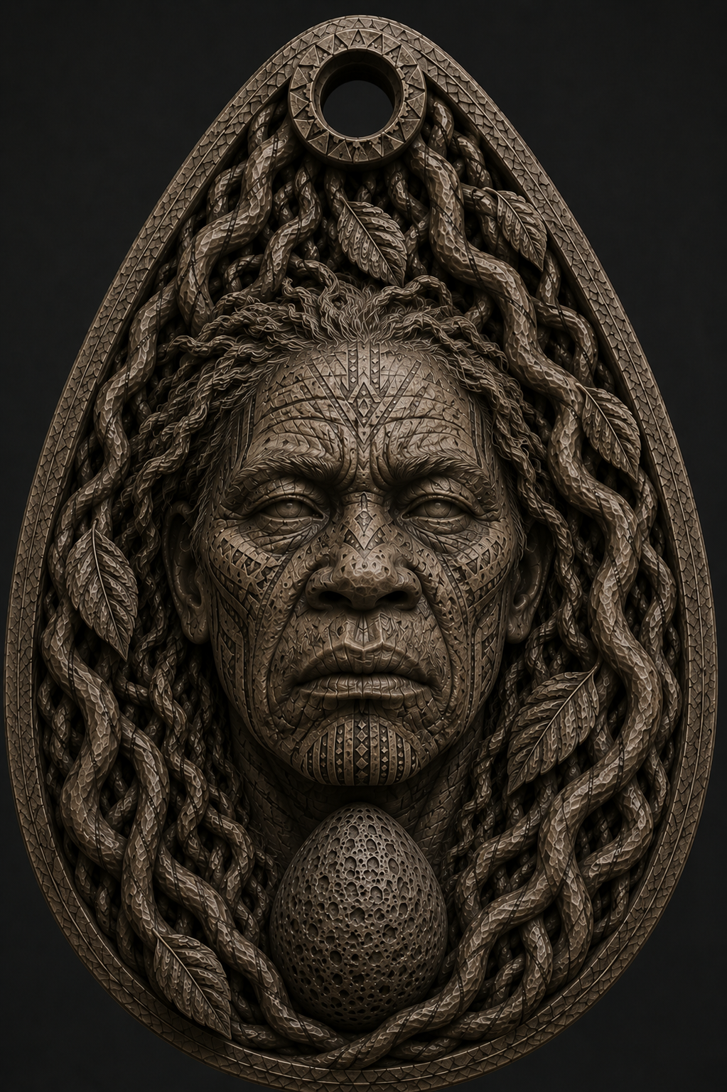 Polynesian Tribal Bust free 3D printable STL