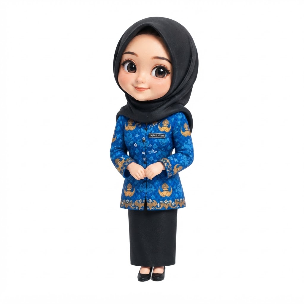Malaysian Civil Servant Figurine free 3D printable STL