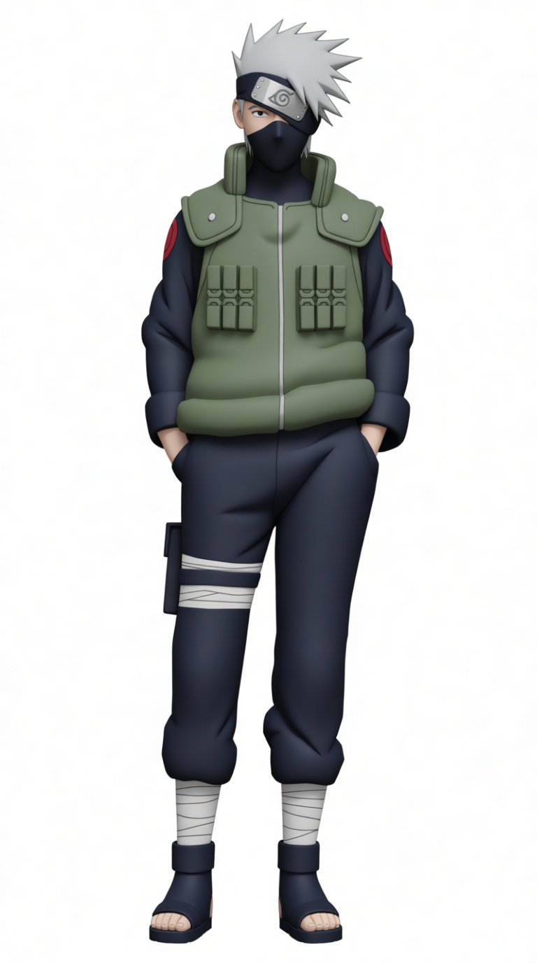 Kakashi Hatake Figurine free 3D printable STL