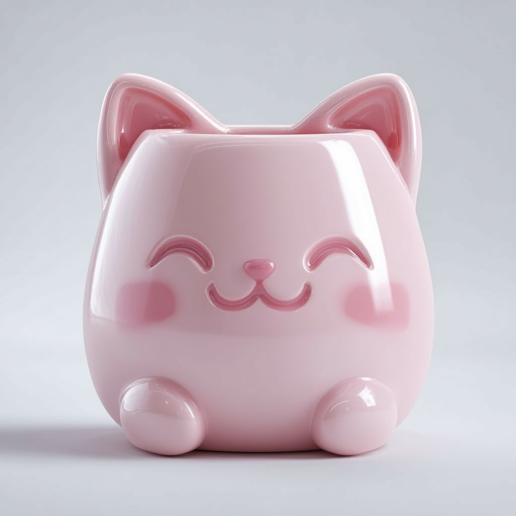 Kawaii Cat Figurine free 3D printable STL