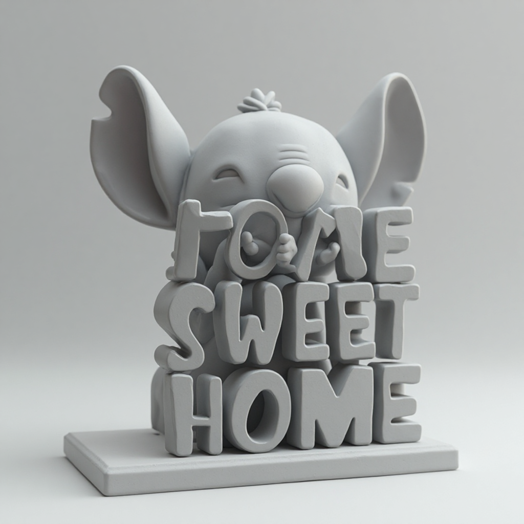 Stitch Figurine free 3D printable STL