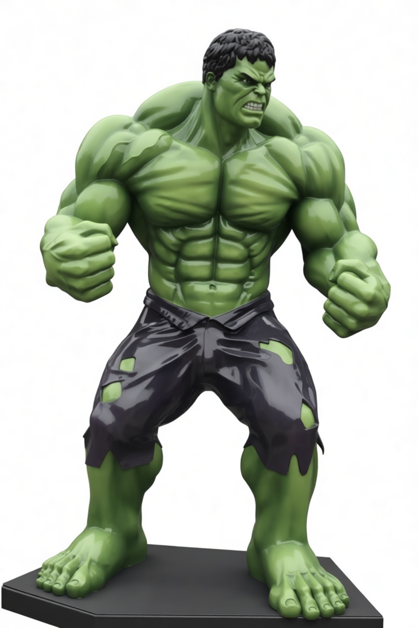 Hulk Figurine free 3D printable STL