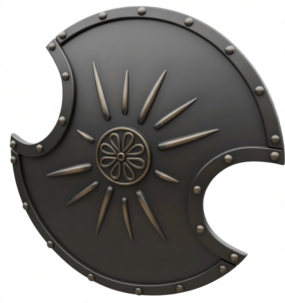 Chakram Shield Model free 3D printable STL