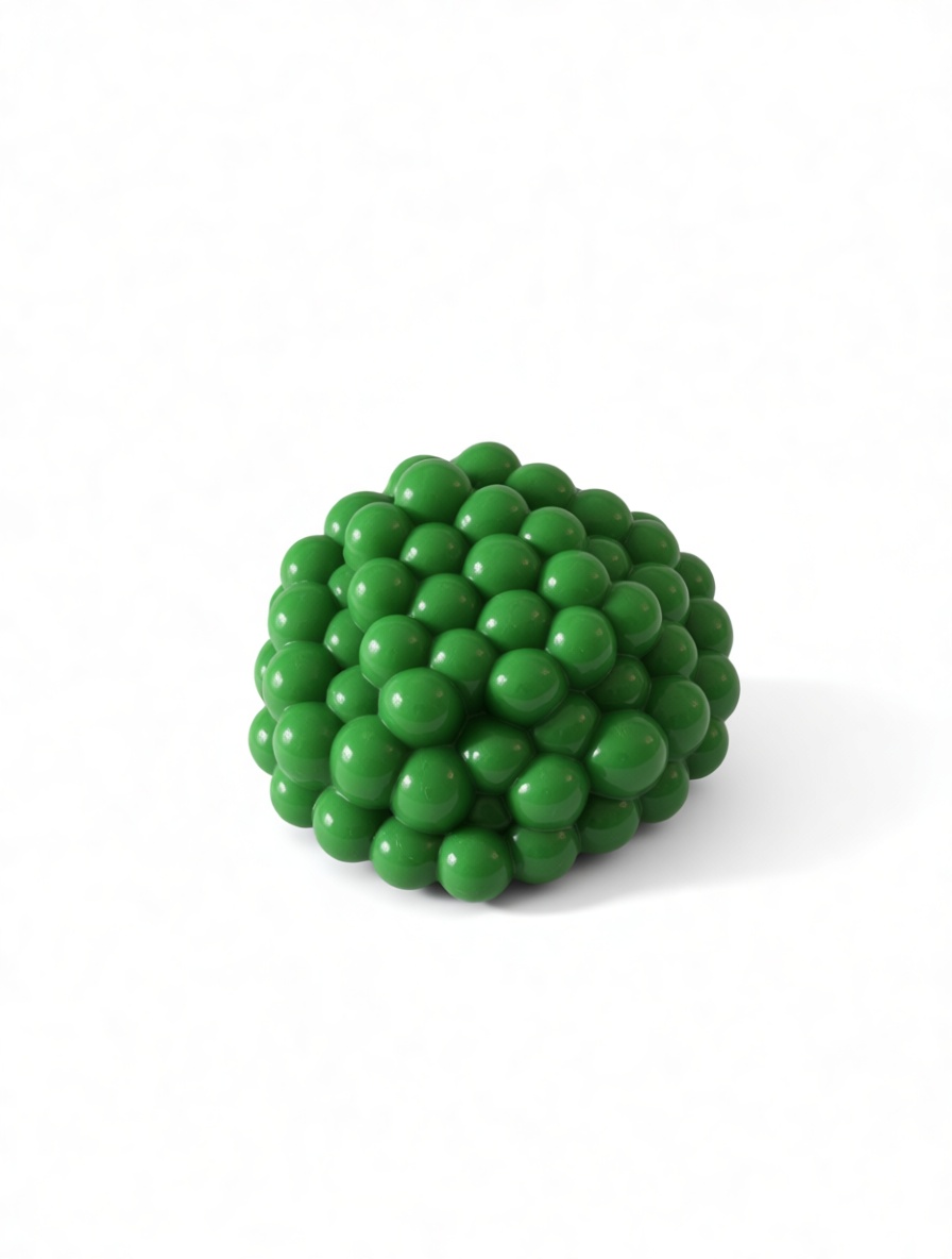 Green Bubble Cluster free 3D printable STL