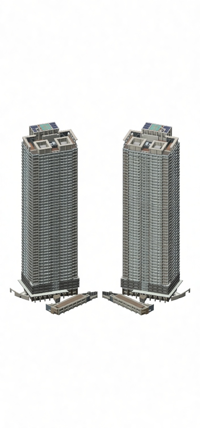 International Commerce Centre Model free 3D printable STL