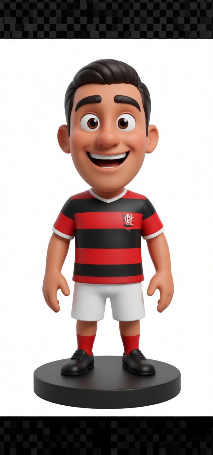 Flamengo Soccer Player Figurine free 3D printable STL