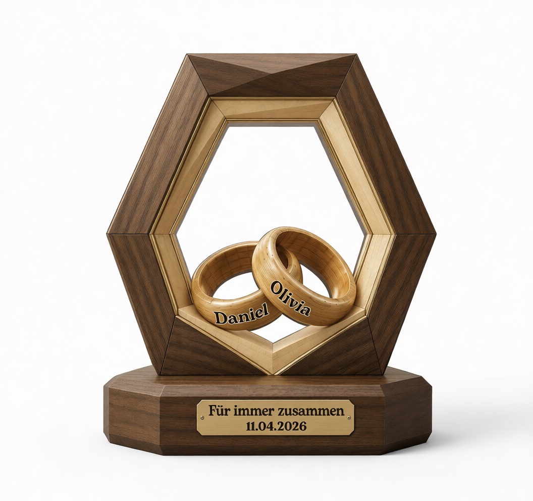 Interlocking Rings Sculpture free 3D printable STL