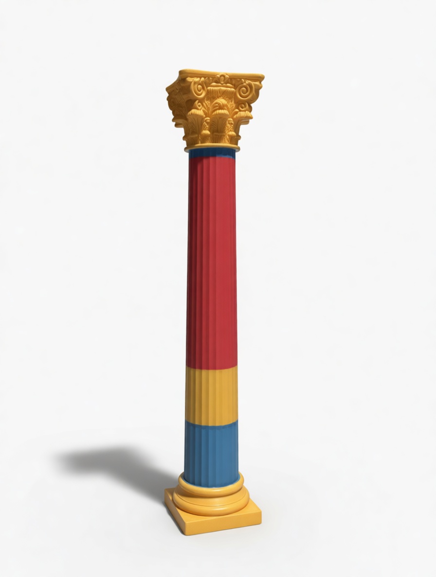 Polychrome Ionic Column free 3D printable STL