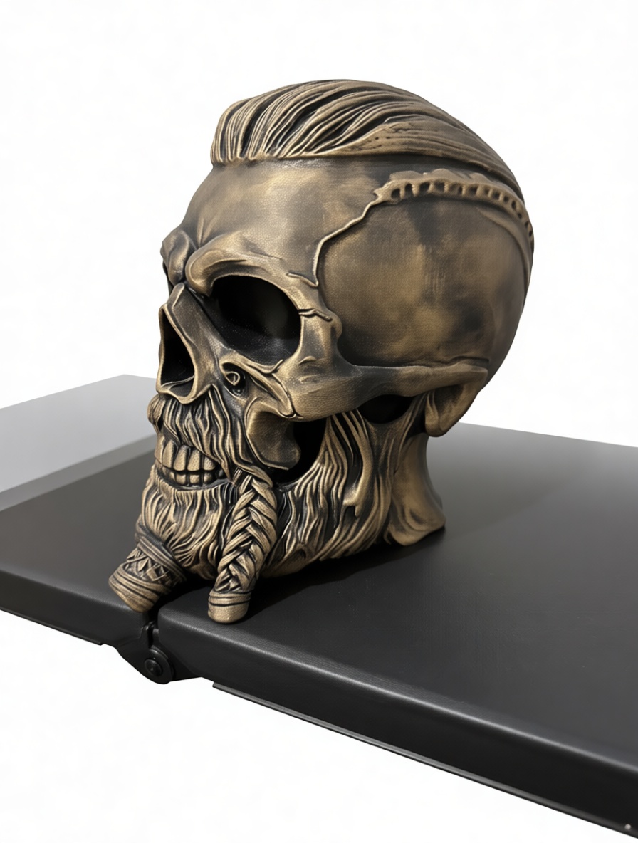 Viking Skull Bust free 3D printable STL
