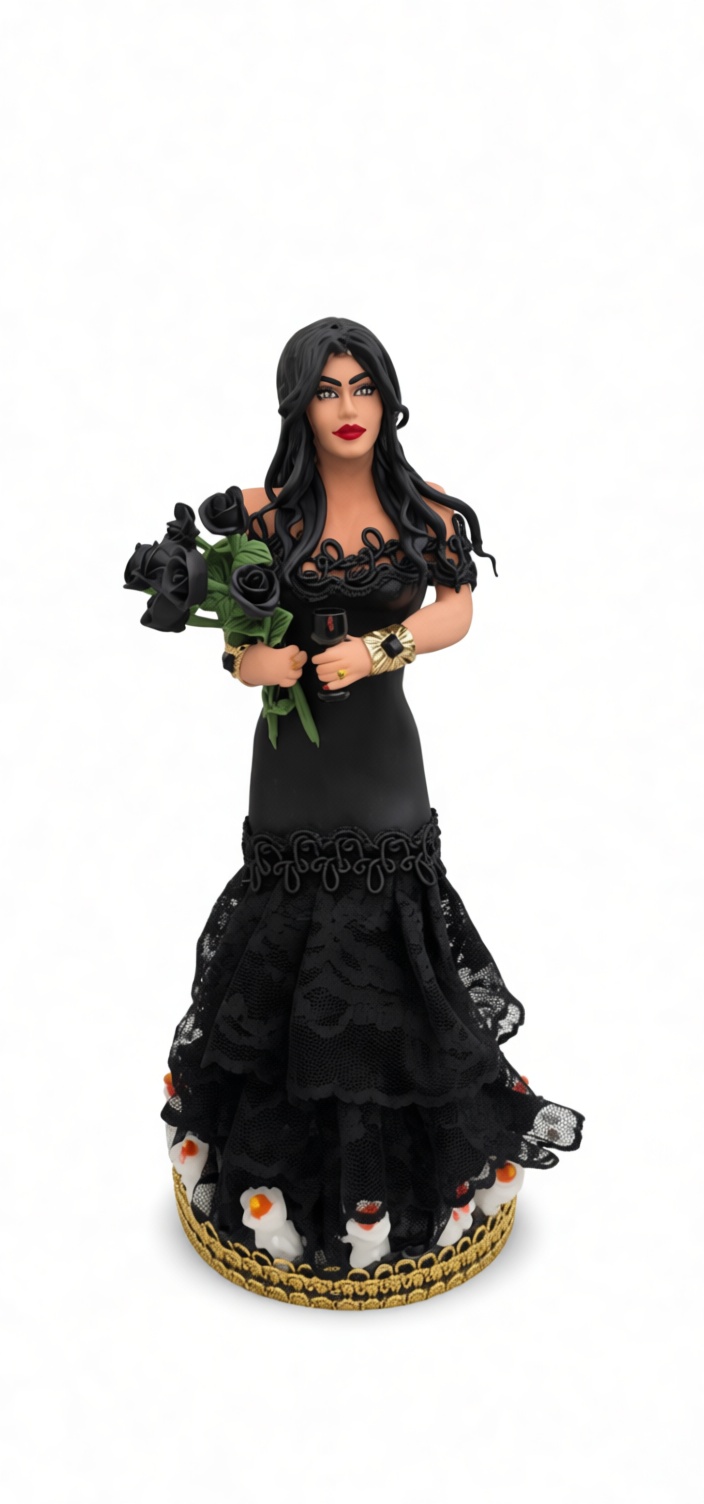 Gothic Woman Figurine free 3D printable STL