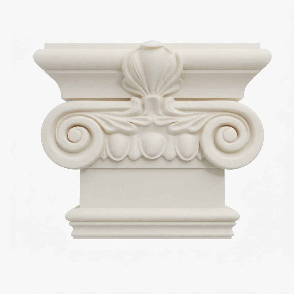 Ionic Capital Model free 3D printable STL