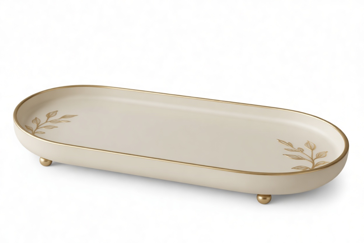 Elegant Oval Tray free 3D printable STL