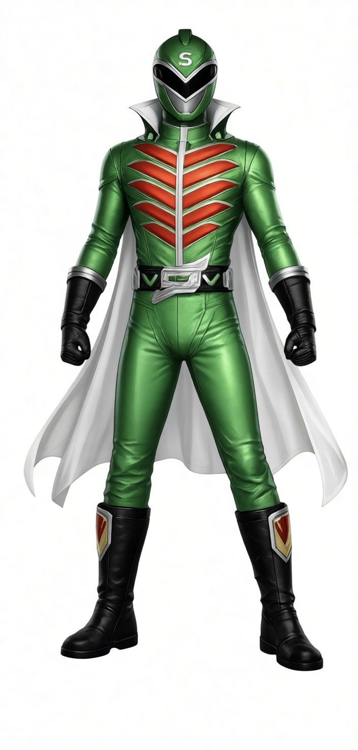 Sevenranger Green Ranger Figurine free 3D printable STL