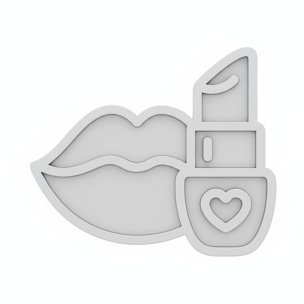 Stylish Lipstick Design free 3D printable STL