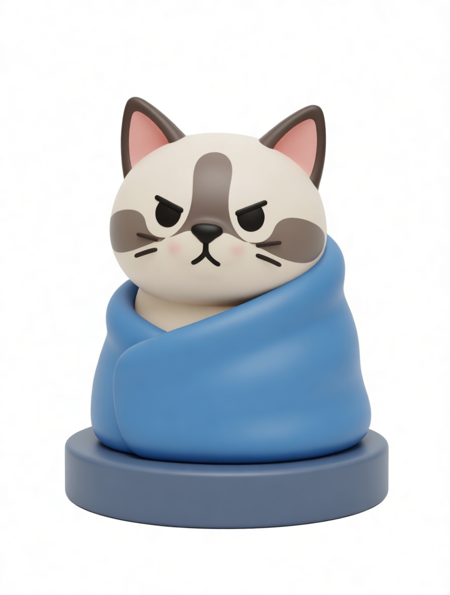 Grumpy Cat Figurine free 3D printable STL