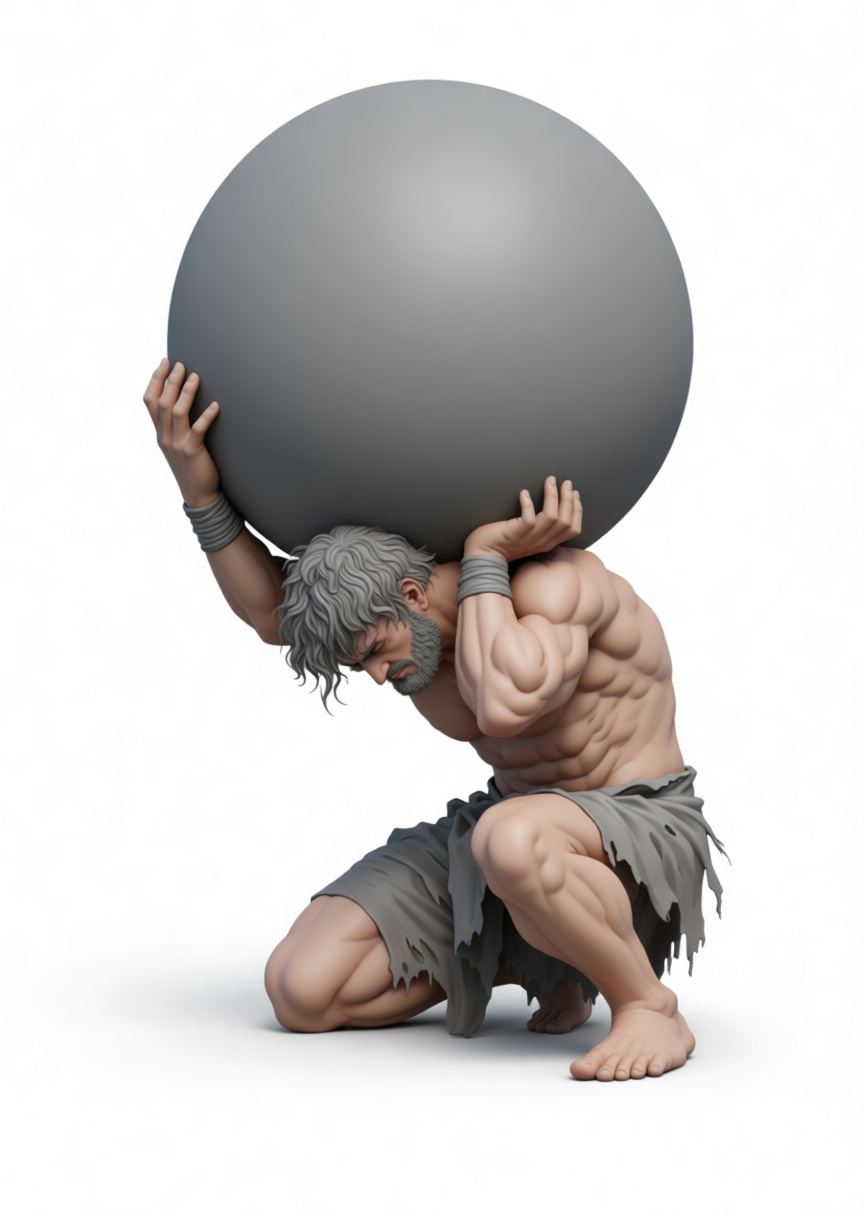 Atlas Figurine free 3D printable STL