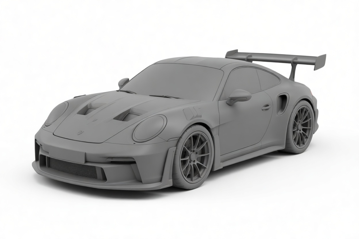 Porsche 911 GT3 RS Model free 3D printable STL
