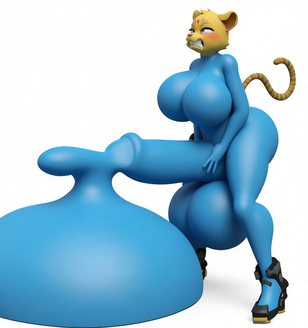 Anthropomorphic Tiger Figurine free 3D printable STL