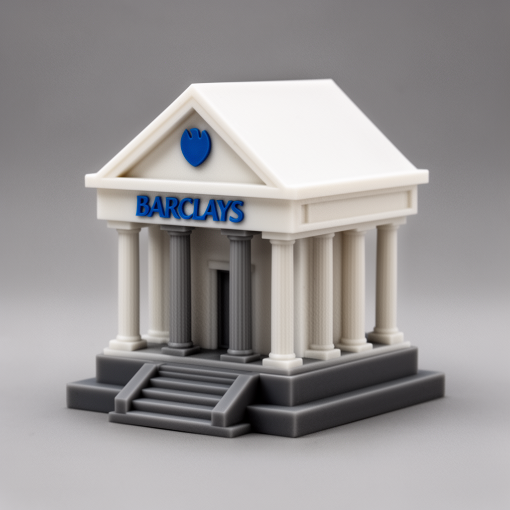 Barclays Bank Model free 3D printable STL