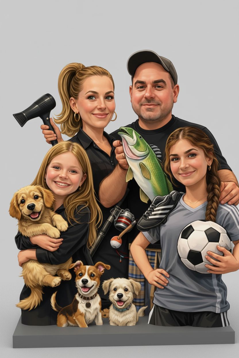Family Fun in 3D free 3D printable STL