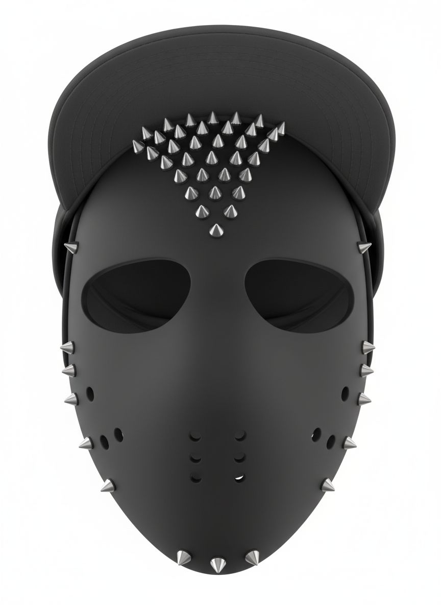 Spiked Hockey Mask free 3D printable STL