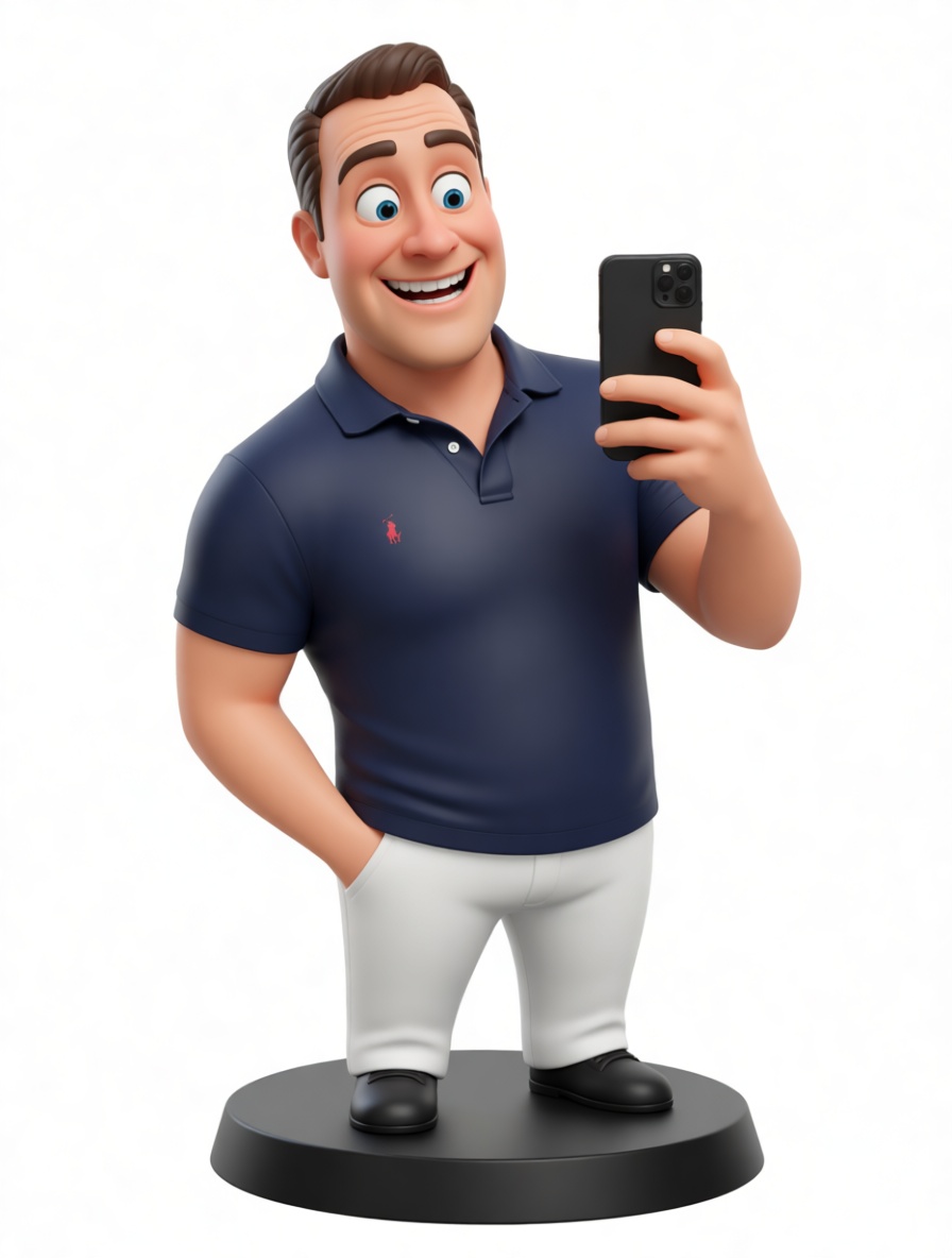 Smiling Man Figurine free 3D printable STL