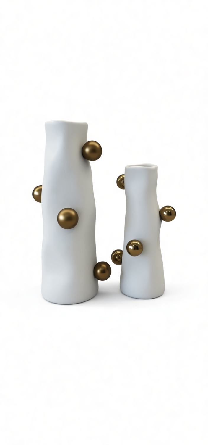 Modern Abstract Vase Set free 3D printable STL