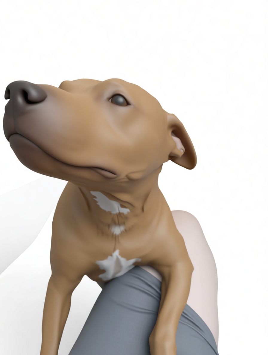 Pitbull Dog Figurine free 3D printable STL
