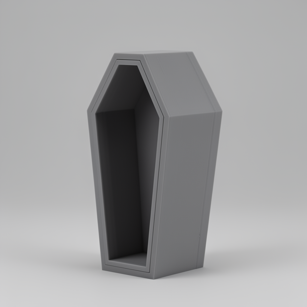 Coffin Cat Bed free 3D printable STL
